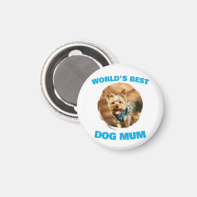 Íman Presente Personalizado Mínimo Melhor Cachorro Gato (Front/Back)