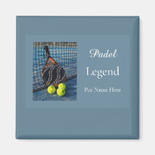 Íman Presente Personalizado Padel Legend para Ele