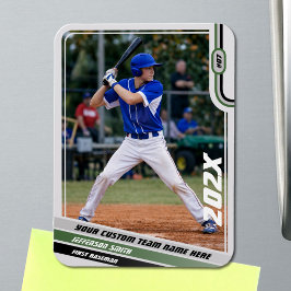 Íman Presente Personalizado para Jogador de Beisebol em