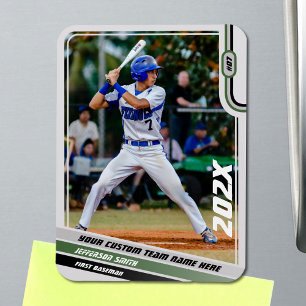 Íman Presente Personalizado para Jogador de Beisebol em