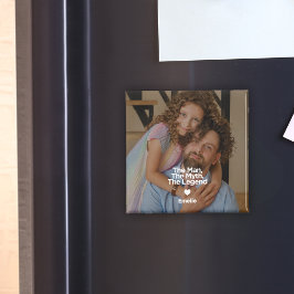 Íman Presente Personalizado para o Pai com Citação Simp
