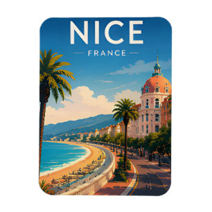 Íman Presente Viagem Nice França Riviera Litorânea