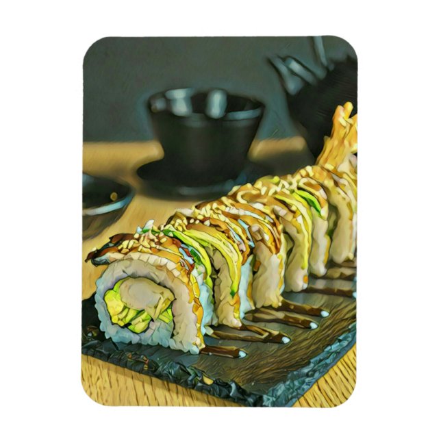 Íman Presente Vintage Sushi (Vertical)