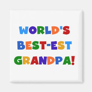 Íman Presentes brilhantes das cores do vovô do