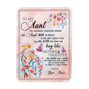 Íman Presentes da tia  Carta À Minha Tia Amor Da sobri
