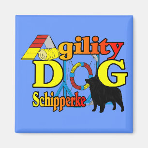 Íman Presentes de Agilidade de Schipperke