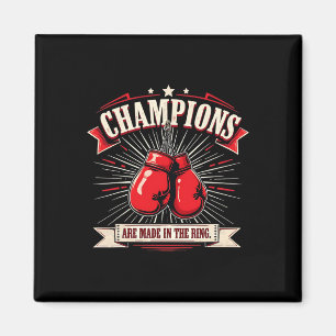 Íman Presentes De Amor Com Luvas De Boxing Retro Para B