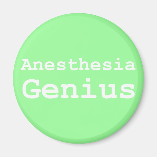 Íman Presentes de Anestesia Genius (Frente)