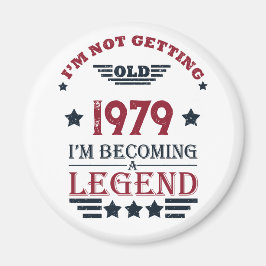 Íman Presentes de aniversário de vintage personalizados