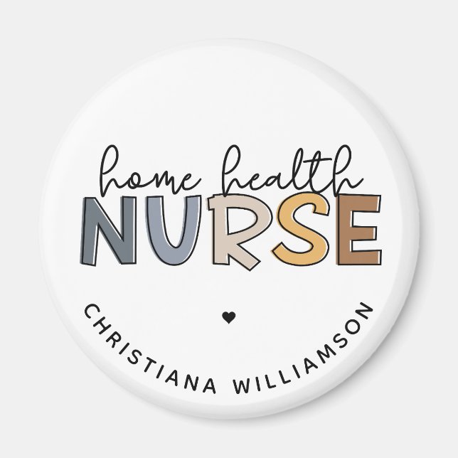 Íman Presentes de Apreciação de Enfermeiro Doméstico Pe (Frente)