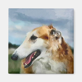 Íman Presentes de Arte Borzoi
