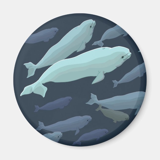 Íman Presentes de Arte de Baleia de Imã de geladeira Be (Frente)