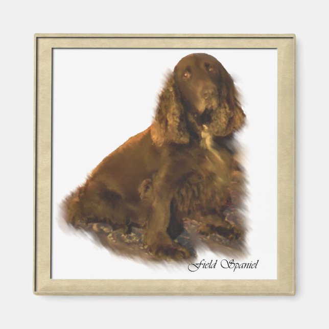 Íman Presentes de Arte Espanhol de Campo (Frente)