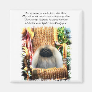 Íman Presentes de Arte Pekingese
