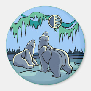 Íman Presentes de Arte Polar da Imã de geladeira Artic