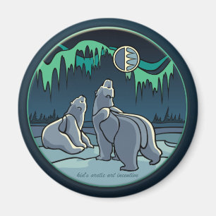 Íman Presentes de Arte Polar Imã de geladeira Arte Ár
