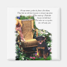 Íman Presentes de Arte Rottweiler