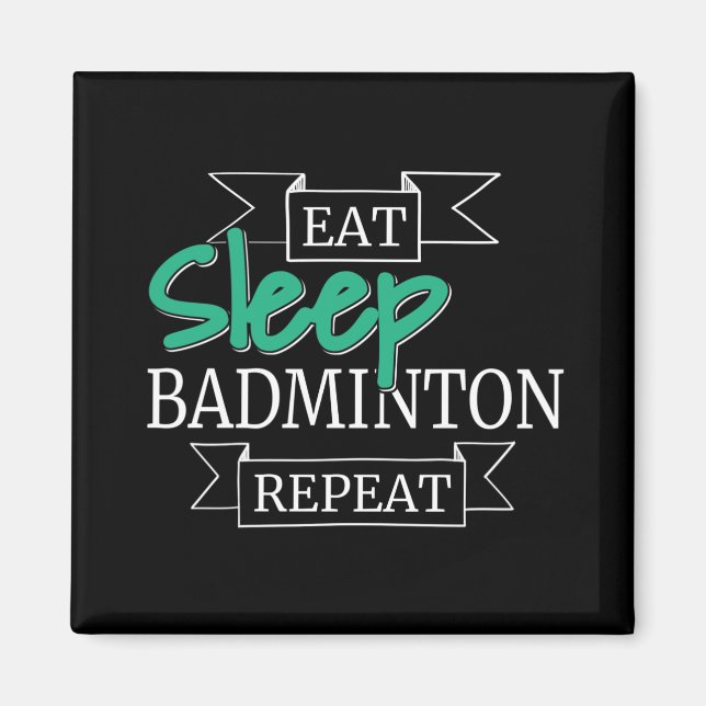 Íman Presentes de Badminton (Frente)