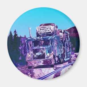 ÍMAN PRESENTES DE CAMINHÕES DE CAMINHÃO DE CARGA