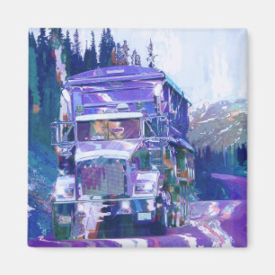 ÍMAN PRESENTES DE CAMINHÕES DE CAMINHÃO DE CARGA