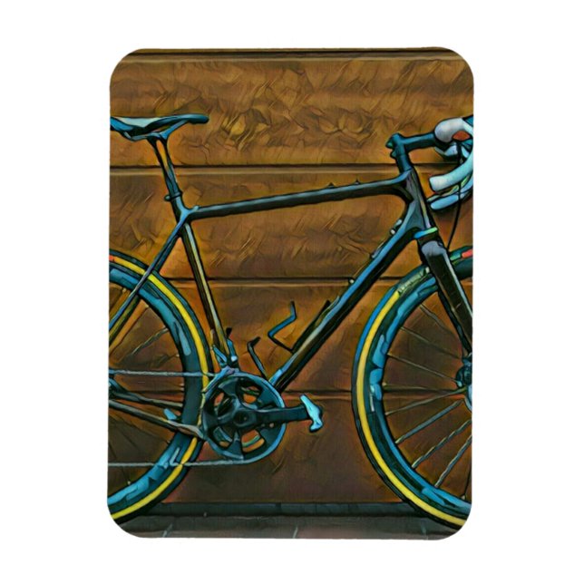 Íman Presentes de ciclismo de safra | presentes de bici (Vertical)