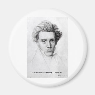 Íman Presentes de Citação de Amor de Kierkegaard "Ame a