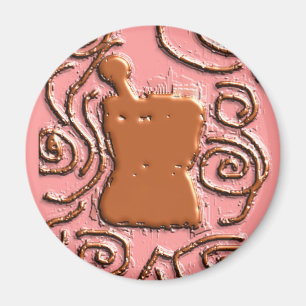 Íman Presentes de Design de Pestle e Mortar FARMACÊUTIC