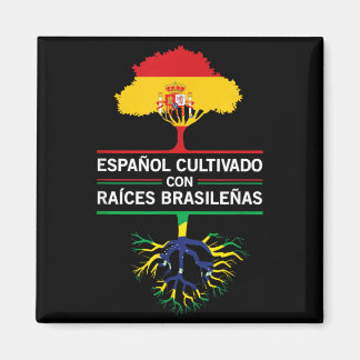 Íman Presentes de Expatriados Fãs Bandeiras Espanha Bra
