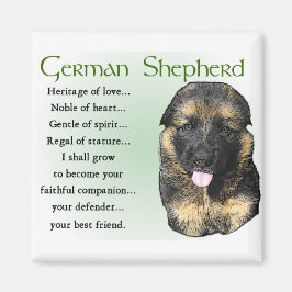 Íman Presentes de german shepherd