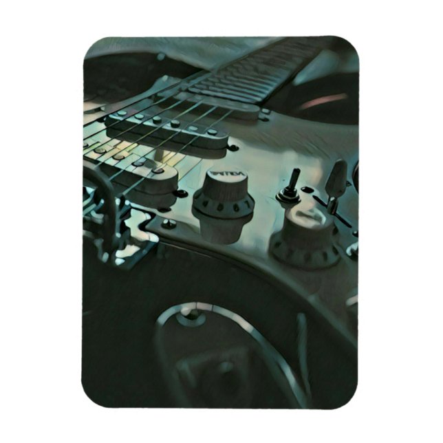 Íman Presentes de guitarra para namorado (Vertical)