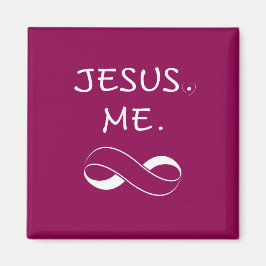 Íman Presentes de Ímã Cristão Jesus Me Infinity