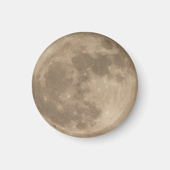 Íman Presentes de Imãs de geladeira de Lua Cheia de Mag (Frente)