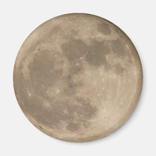 Íman Presentes de Imãs de geladeira de Lua Cheia de Mag (Frente)
