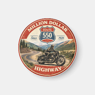 Íman Presentes de motocicleta da Million Dollar Highway