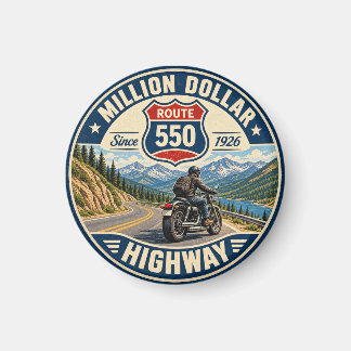 Íman Presentes de motocicleta da Million Dollar Highway