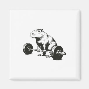Íman Presentes de musculação Capivara Levantamento de p
