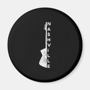 Íman Presentes de Nashville Guitar Country Music Lovers