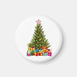 Íman Presentes de natal árvore de pinheiro vintage estr