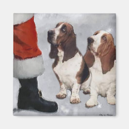 Íman Presentes de Natal de Caça-Basset