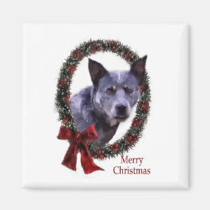 Íman Presentes de Natal de Cães de Bovinos Australiano
