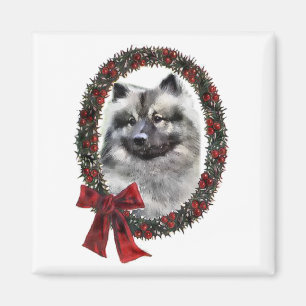 Íman Presentes de Natal de Keeshond