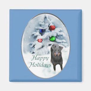 Íman Presentes de Natal de Manchester Terrier