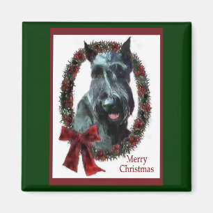 Íman Presentes de Natal do Gigante Schnauzer