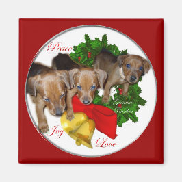 Íman Presentes de Natal do Pinscher Alemão