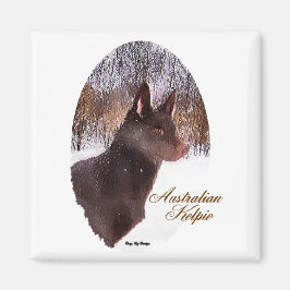 Íman Presentes de Natal em Kelpie australianos