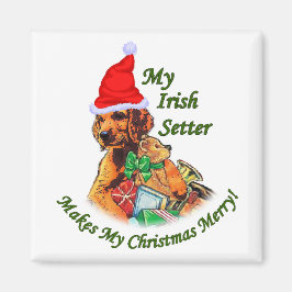 Íman Presentes de Natal para Irish Setter