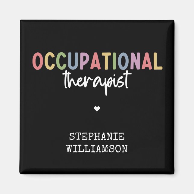 Íman Presentes de OT Terapêutica Ocupacional Personaliz (Frente)