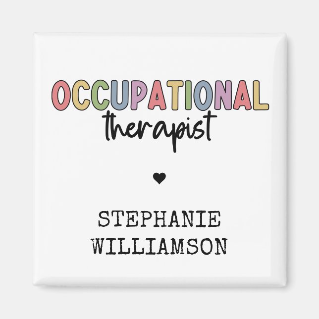 Íman Presentes de OT Terapêutica Ocupacional Personaliz (Frente)