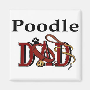 Íman Presentes de Pai de Poodle