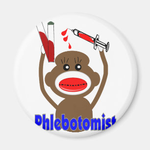 Íman Presentes de Phlebotomist do macaco da